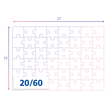 Clementoni puslespil potepatrulje, 2x60 stk.