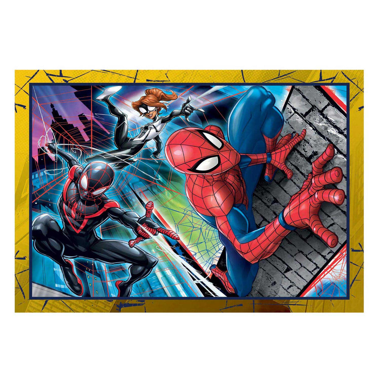Clementoni puslespil marvel spiderman, 4i1