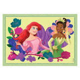 Clementoni - puslespil - 4 puslespil i 1 æske - disneyprinsesse - puslespil til børn - superfarve