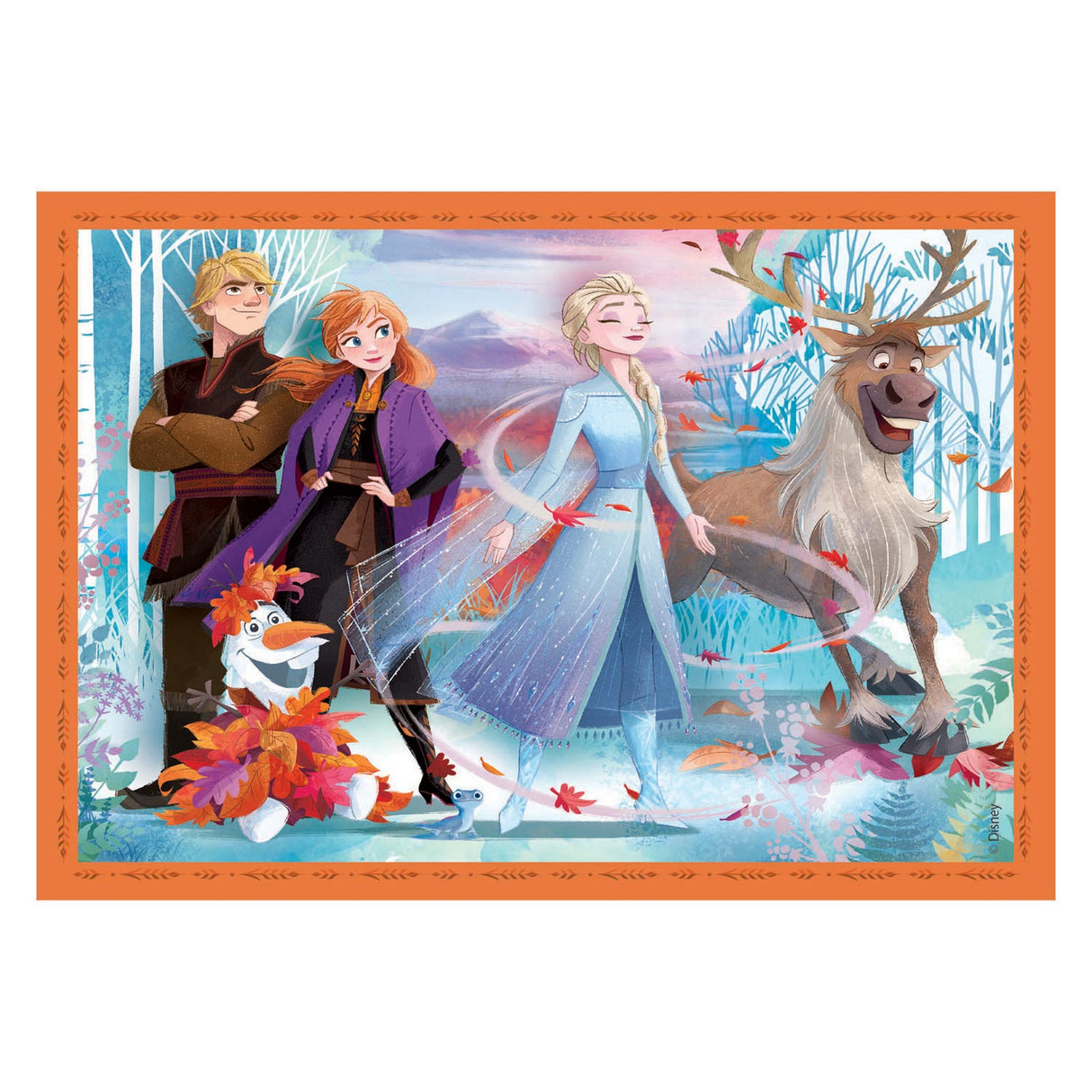 Clementoni puslespil disney frossen, 4i1