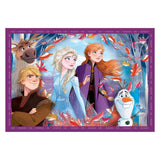 Clementoni puslespil disney frossen, 4i1