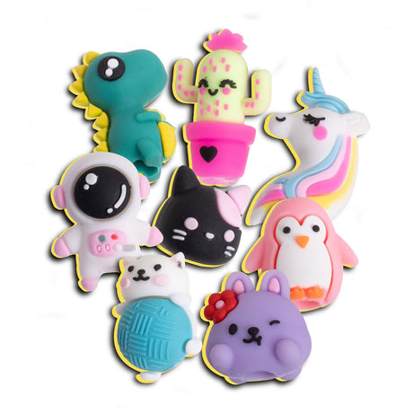 Clementoni-idé - tegnestue til penne - håndværkspakke fuld af tilbehør - kawaii glitterpenne - den kreative gave - fra 6 år