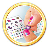 Clementoni crazy chic - neglestudie til børn - børne neglelak med klistermærker, glitter og negletørrer - fra 6 år