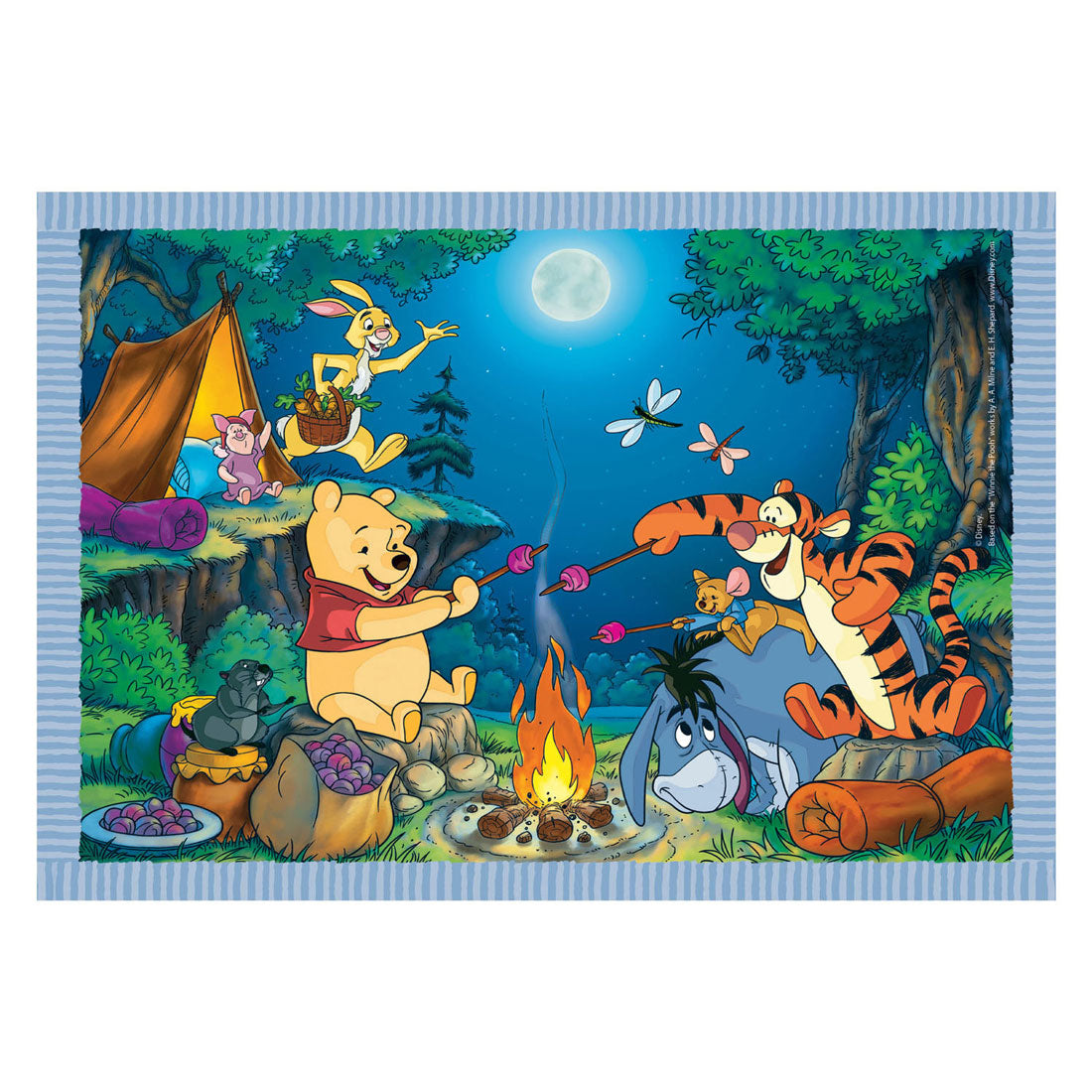 Clementoni puslespil farve disney Plys, 4i1