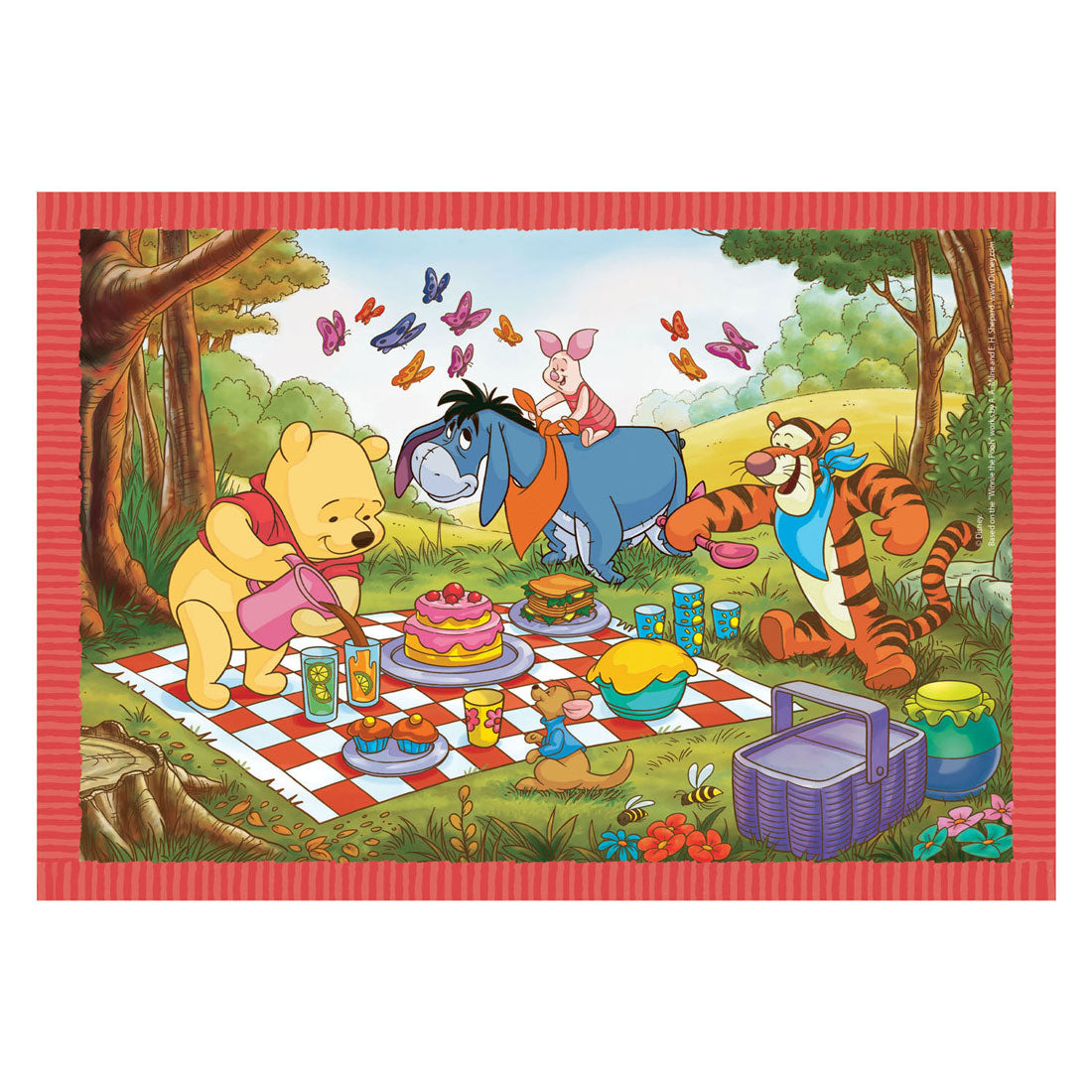 Clementoni puslespil farve disney Plys, 4i1
