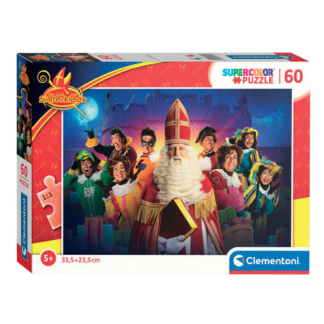 Clementoni puslespil super farve - klub af Sinterklaas, 60 stk.