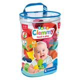 Clementoni baby bløde clemmy blokke med opbevaringstaske - 40 stk.