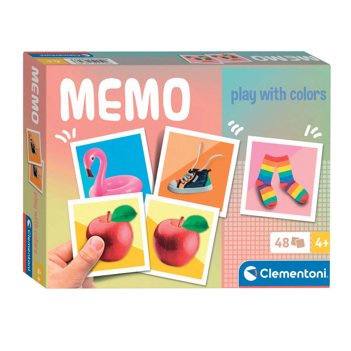 Clementoni memo -spil med farver