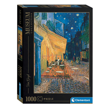 Clementoni Jigsaw -puslespil fra Gogh Cafe Terrace om natten, 1000st.