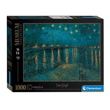 Clementoni Jigsaw -puslespil fra Gogh Night over Rhone, 1000st.