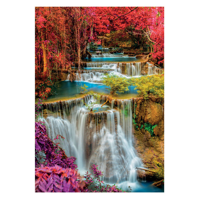 Clementoni puslespil farverige Thai Falls, 1000 stk.