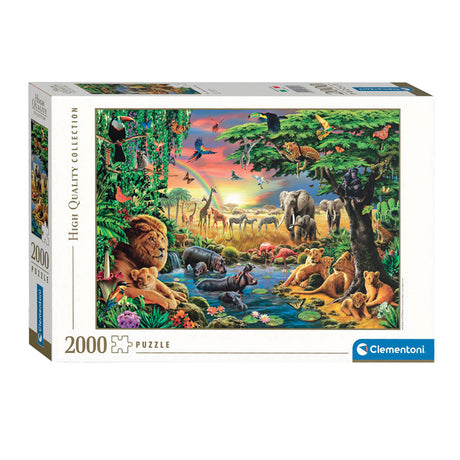 Clementoni Jigsaw -puslespil Den afrikanske samling, 2000st.