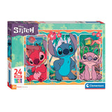 Clementoni Jigsaw Puzzle Super Color Maxi Disney Stitch, 24st.