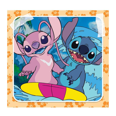 Clementoni Jigsaw Puzzle Super Color Square Disney Stitch, 3x48st.
