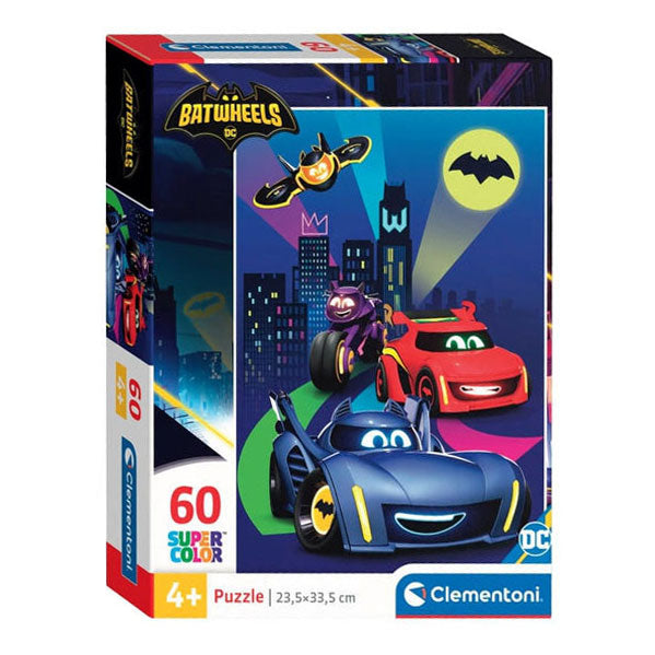 Clementoni - puslespil - 60 brikker - flagermushjul - børnepuslespil fra 4 år