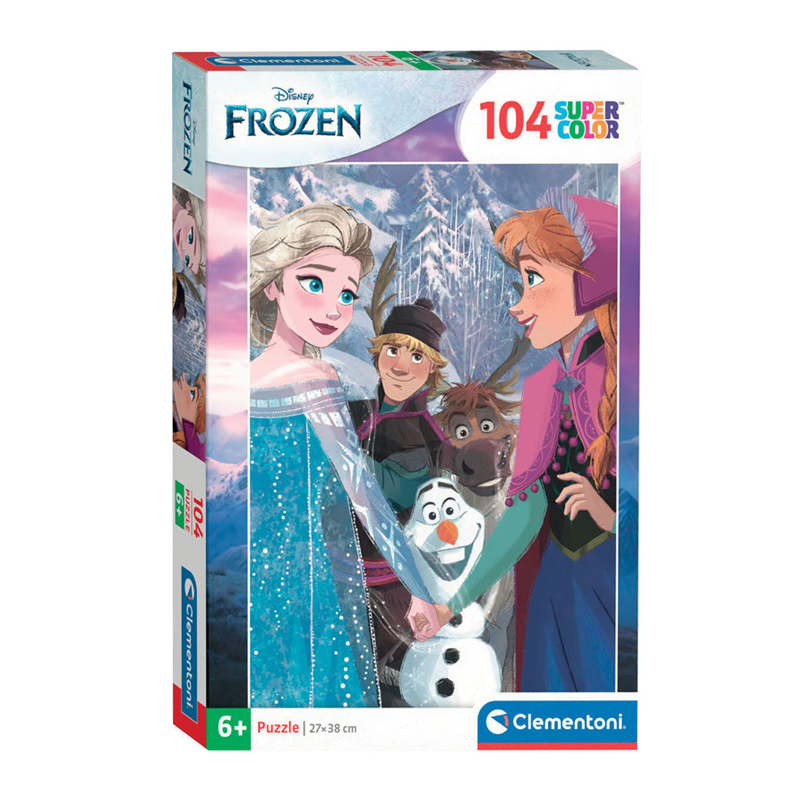 Clementoni Jigsaw Puzzle Super Color Disney Frozen, 104st.