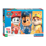 Clementoni Jigsaw Puzzle Super Color Paw Patrol Close Up, 104st.
