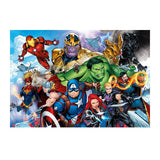 Marvel clementoni puslespil super farve avengers, 104 stk.