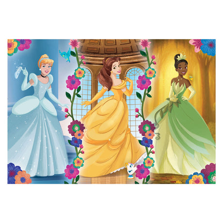 Clementoni puslespil super farve disney prinsesse, 104 stk.