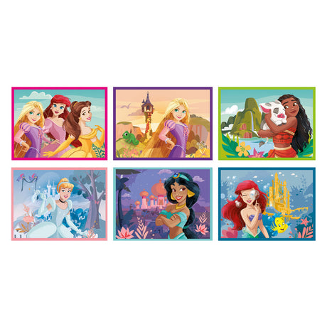 Clementoni blokpuslespil disney prinsesse, 12 stk.