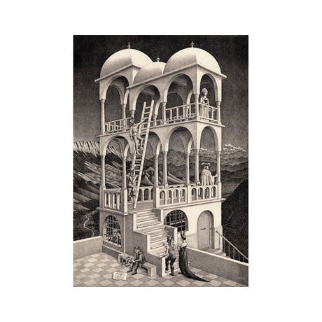 Clementoni Jigsaw -puslespil m. C. Escher Belverder, 1000st.