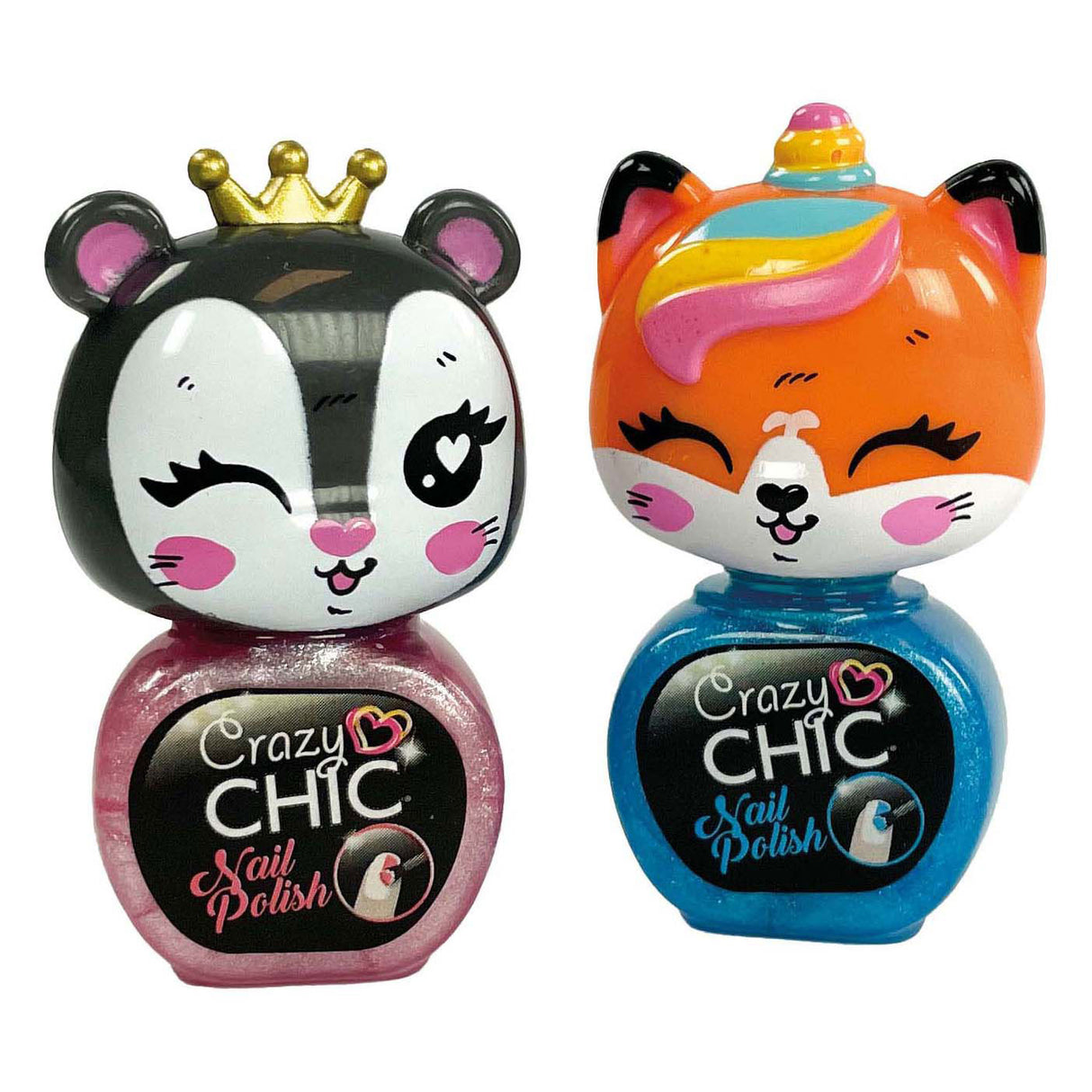 Clementoni crazy chic - neglelak dyr, 2 stk.