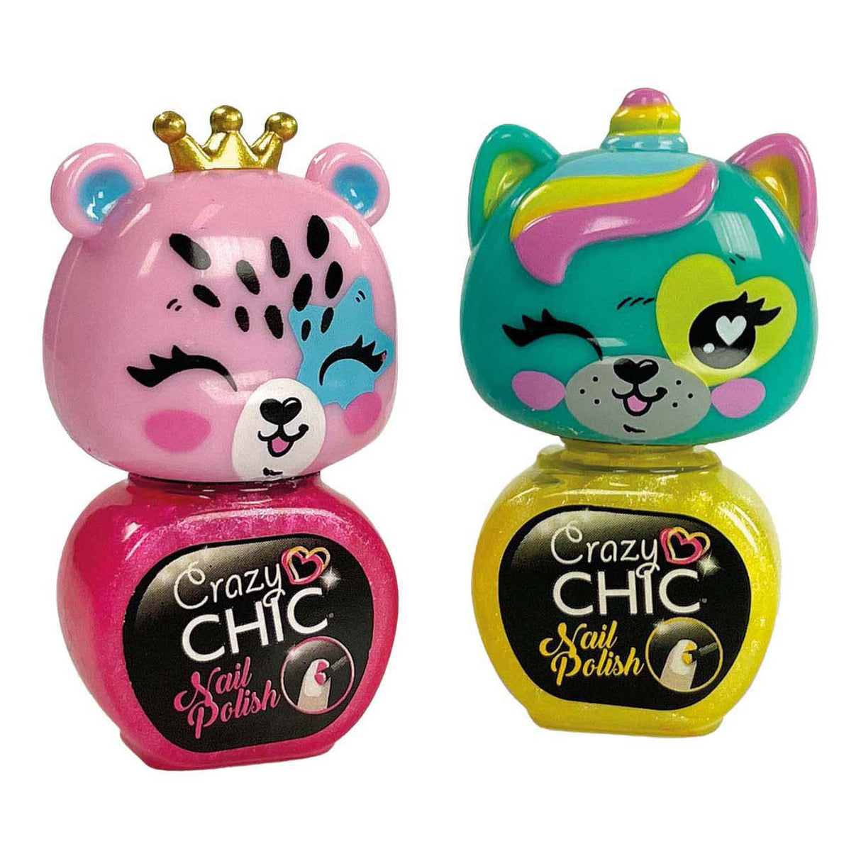 Clementoni crazy chic - neglelak dyr, 2 stk.
