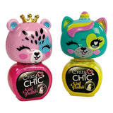 Clementoni crazy chic - neglelak dyr, 2 stk.