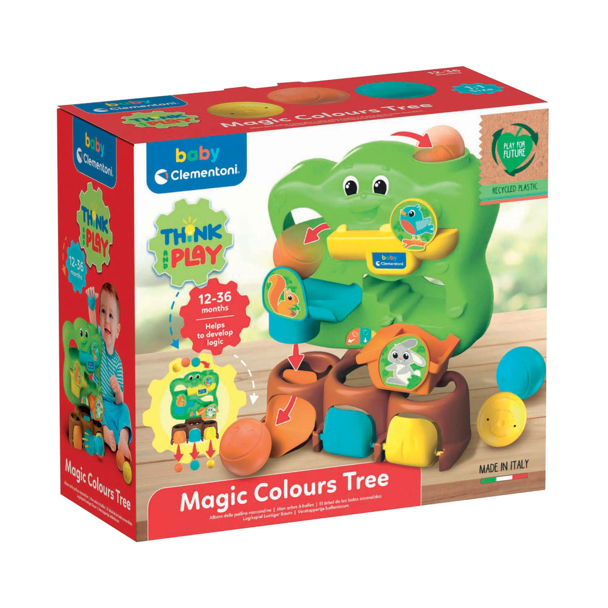 Clementoni baby gemmeleg boldtræ