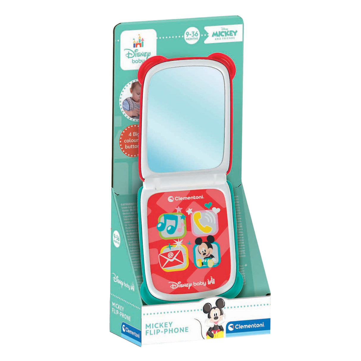 Clementoni baby disney mickey mouse foldbar telefon