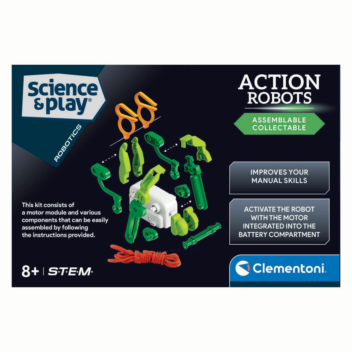Clementoni videnskabsspil - robot-sportsklatrer