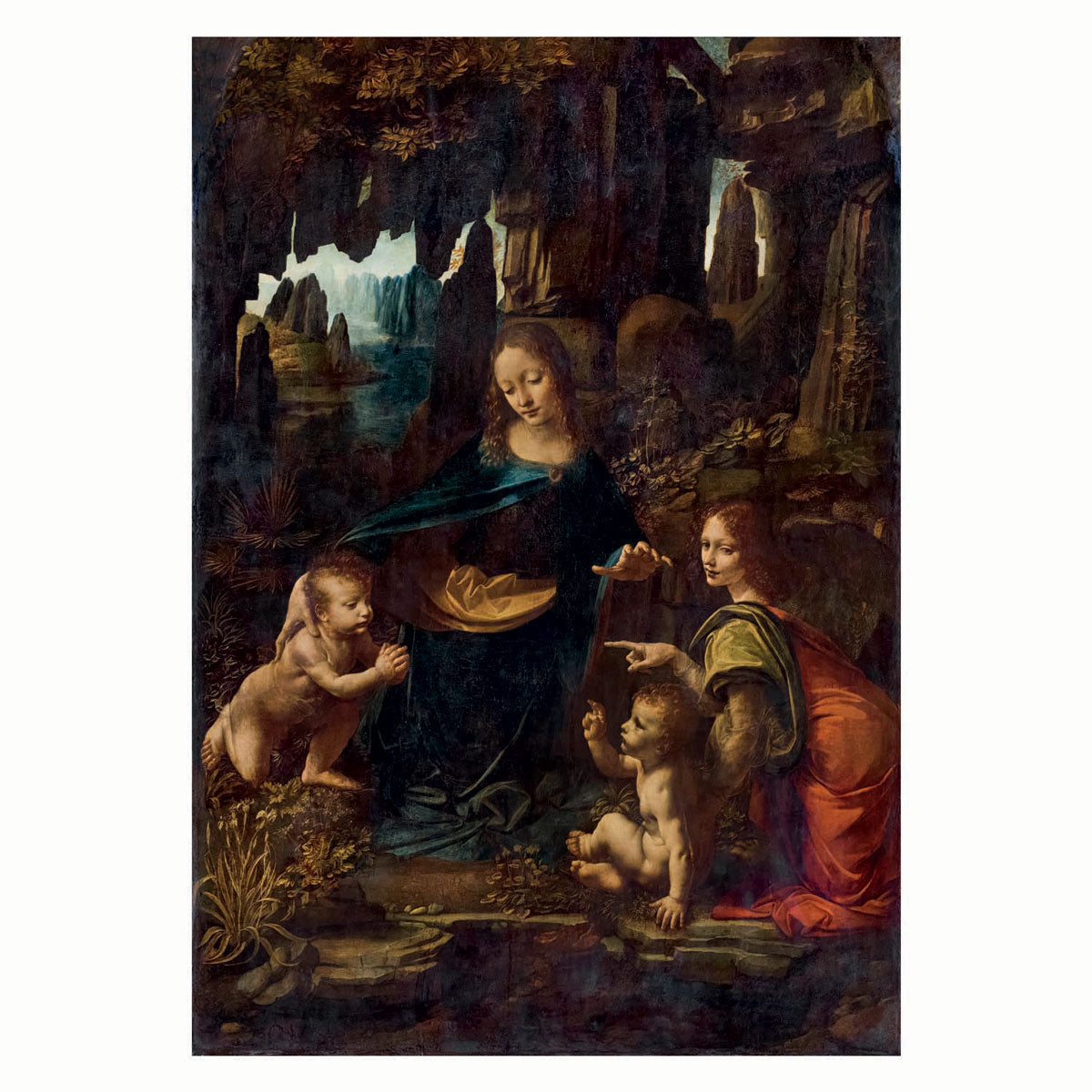 Clementoni puslespil kunstværker madonna i hulen, 1000 stk.