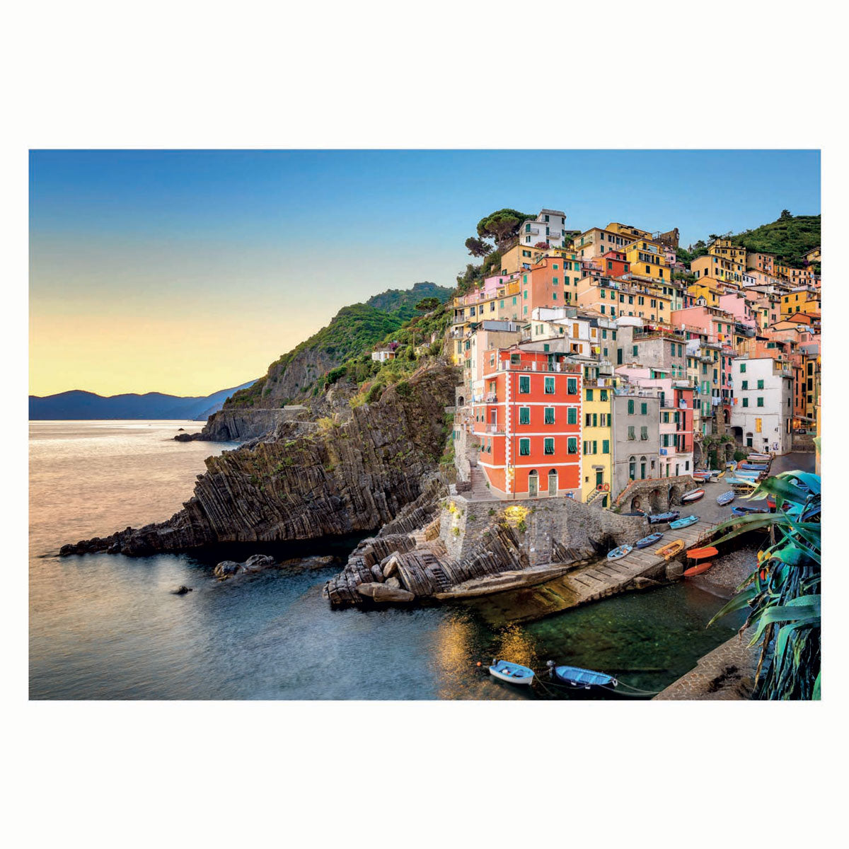Clementoni puslespil kyst af riomaggiore, 500 stk.