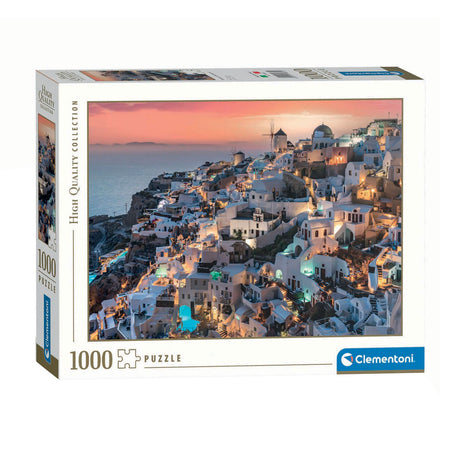 Clementoni puslespil nuancer af santorini, 1000 stk.