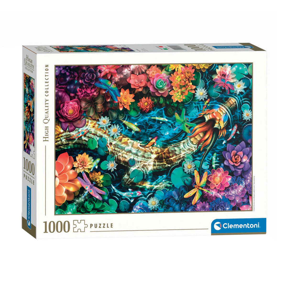 Clementoni puslespil kunstværker koi flod, 1000 stk.