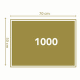 Clementoni puslespil kunstværker koi flod, 1000 stk.
