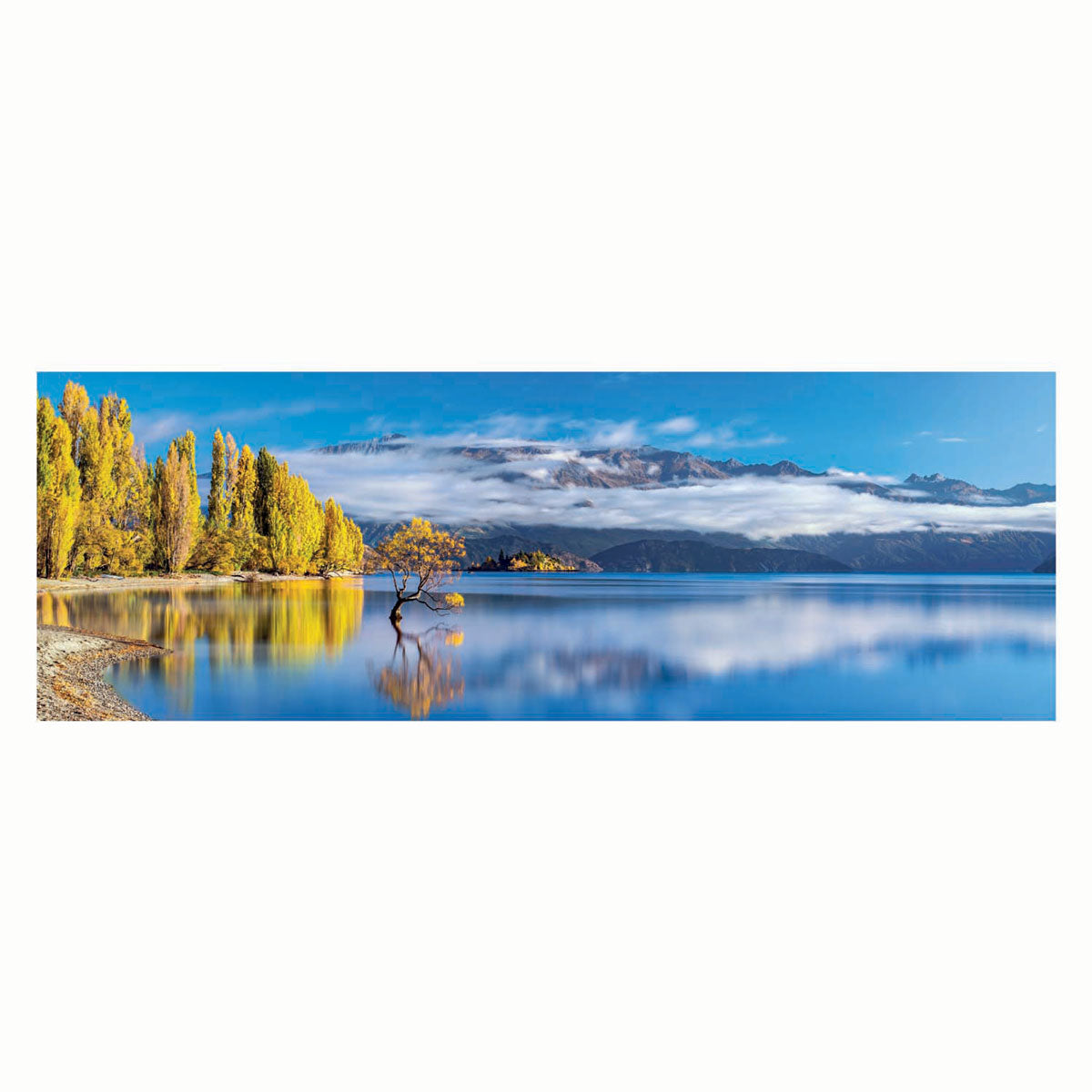 Clementoni panorama puslespil wanakas gyldne reflekser, 1000 stk.