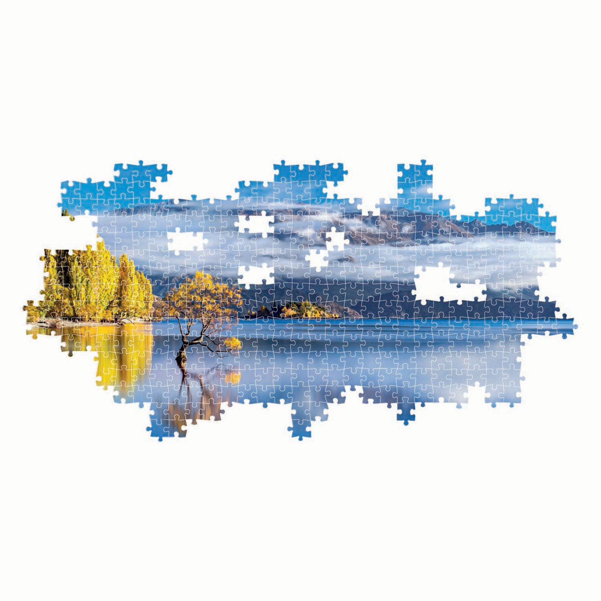 Clementoni panorama puslespil wanakas gyldne reflekser, 1000 stk.