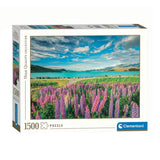 Clementoni puslespil blomster ved tekapo-søen, 1500 stk.