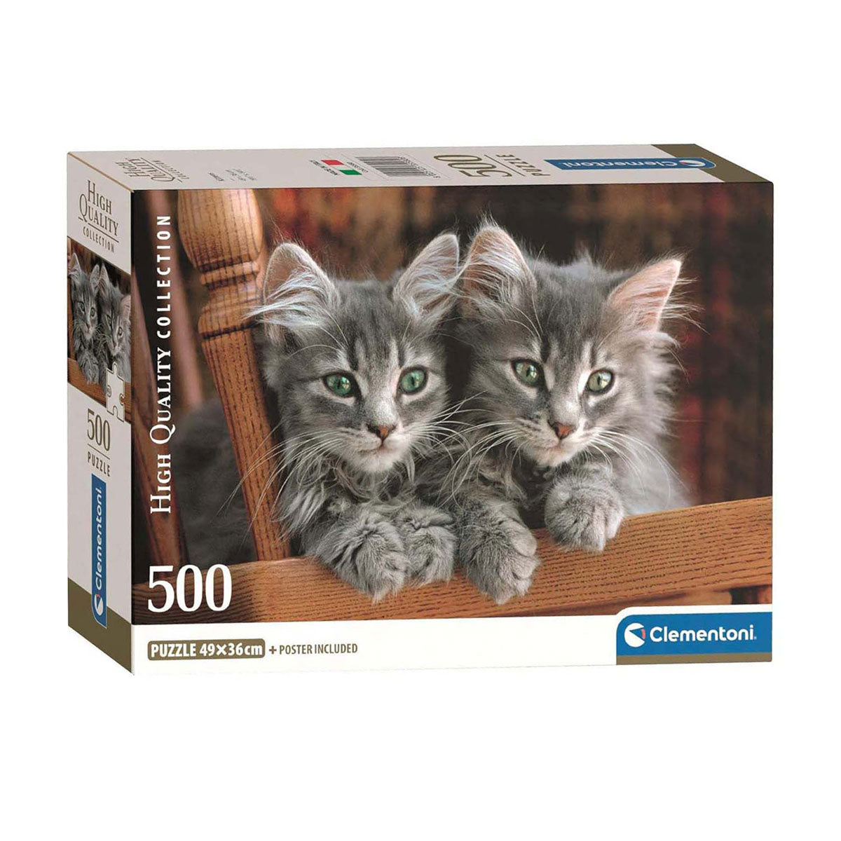 Clementoni puslespil killinger, 500 stk.