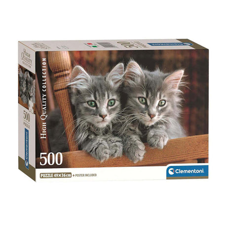 Clementoni puslespil killinger, 500 stk.