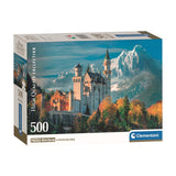 Clementoni puslespil Neuschwanstein Slot, 500 stk.