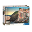 Clementoni puslespil Riomaggiore kyst, 500 stk.