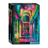 Clementoni puslespil colorboom athenaeum, 1000 stk.