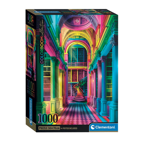 Clementoni puslespil colorboom athenaeum, 1000 stk.