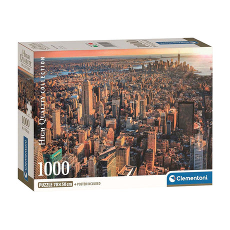 Clementoni puslespil new york city, 1000 stk.