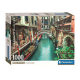 Clementoni puslespil Venice Canal, 1000 stk.