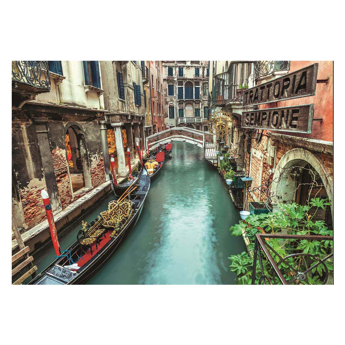 Clementoni puslespil Venice Canal, 1000 stk.