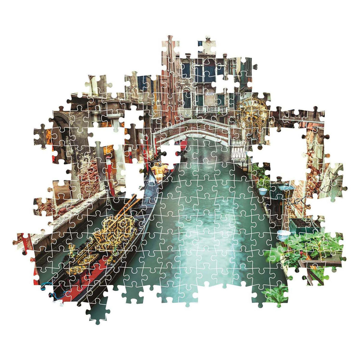Clementoni puslespil Venice Canal, 1000 stk.