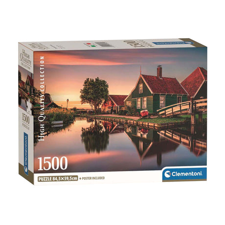 Clementoni puslespil Zaanse Schans, 1500 stk.